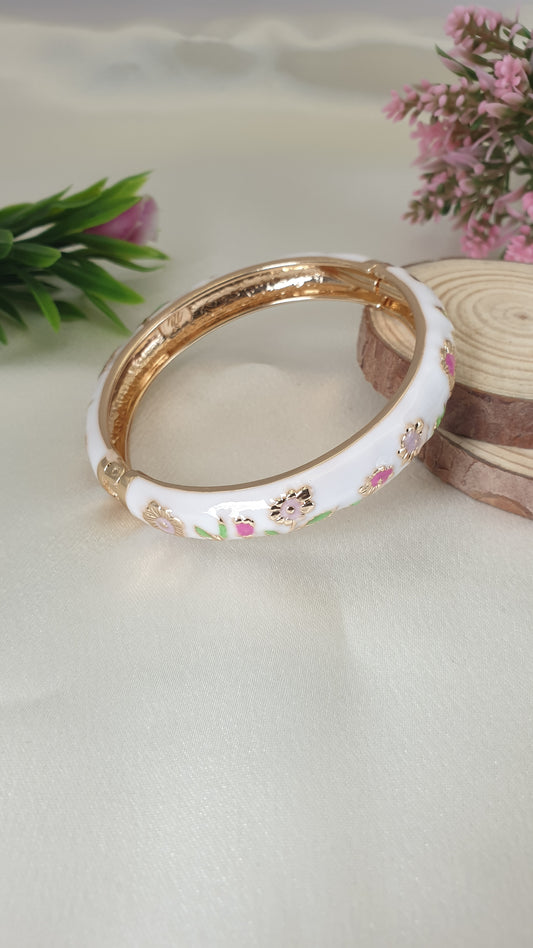 Enamel Bangle Bracelet-5