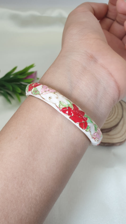 Enamel Bangle Bracelet-52