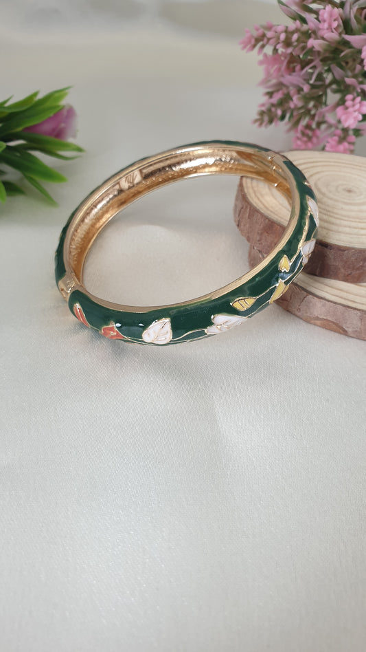 Enamel Bangle Bracelet-33