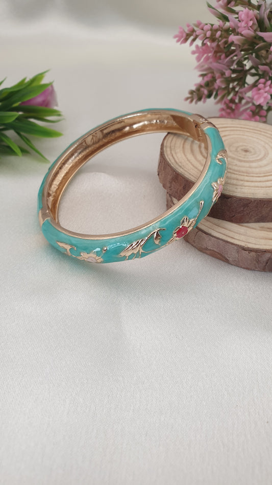 Enamel Bangle Bracelet-27