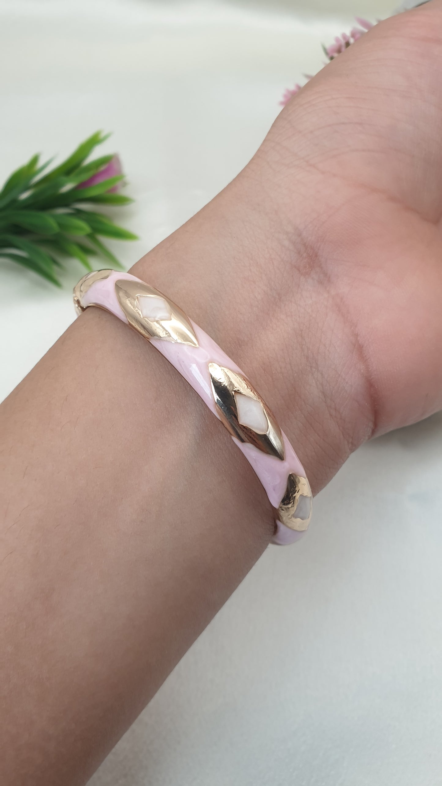 Enamel Bangle Bracelet-13