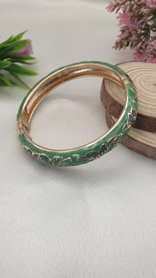 Enamel Bangle Bracelet-35