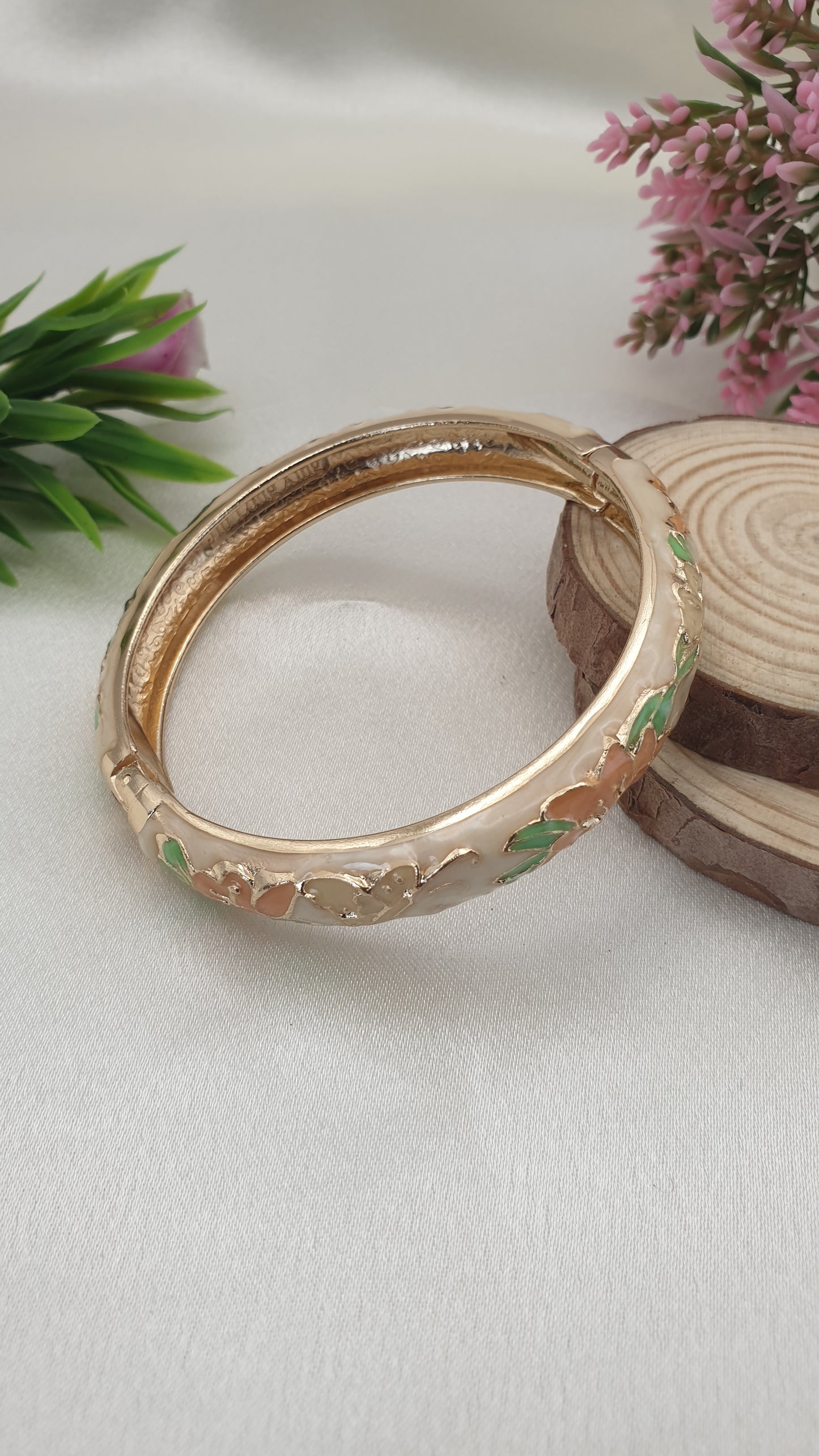 Enamel Bangle Bracelet-24