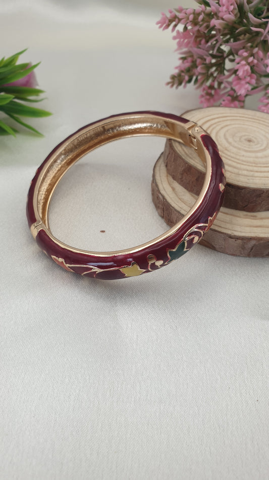 Enamel Bangle Bracelet-31