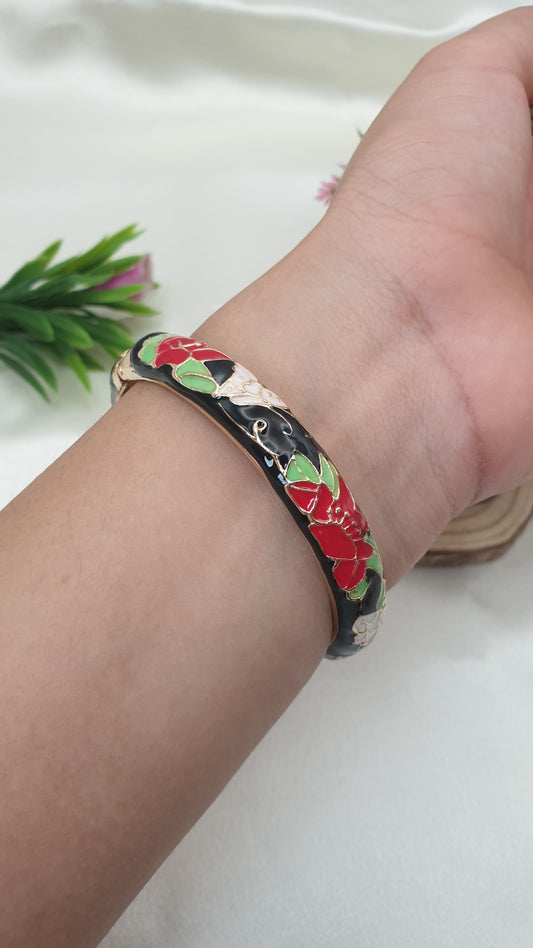 Enamel Bangle Bracelet-46