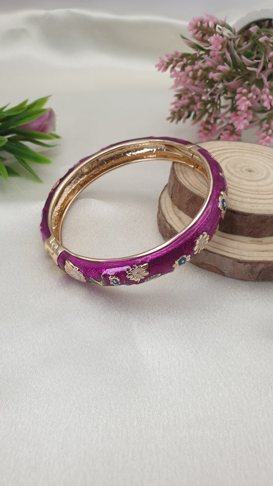 Enamel Bangle Bracelet-15