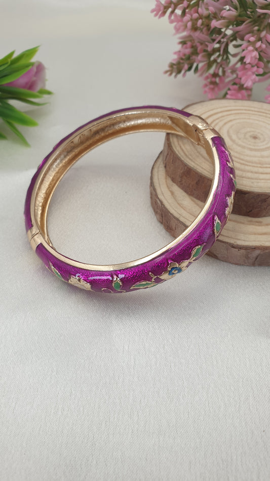 Enamel Bangle Bracelet-11