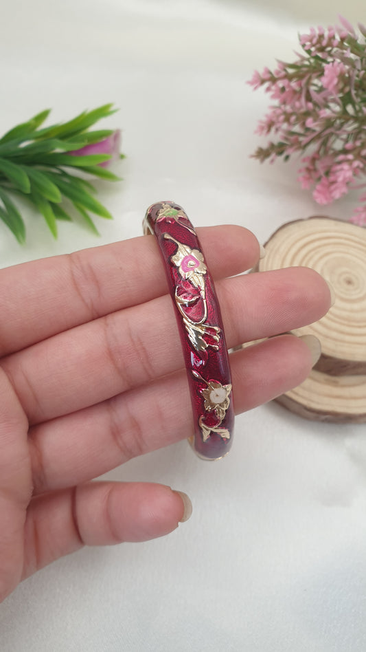 Enamel Bangle Bracelet-19