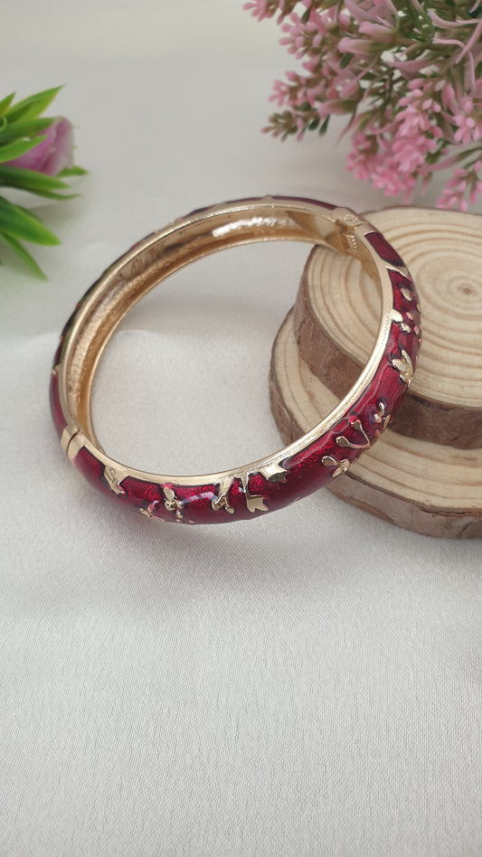 Enamel Bangle Bracelet-42