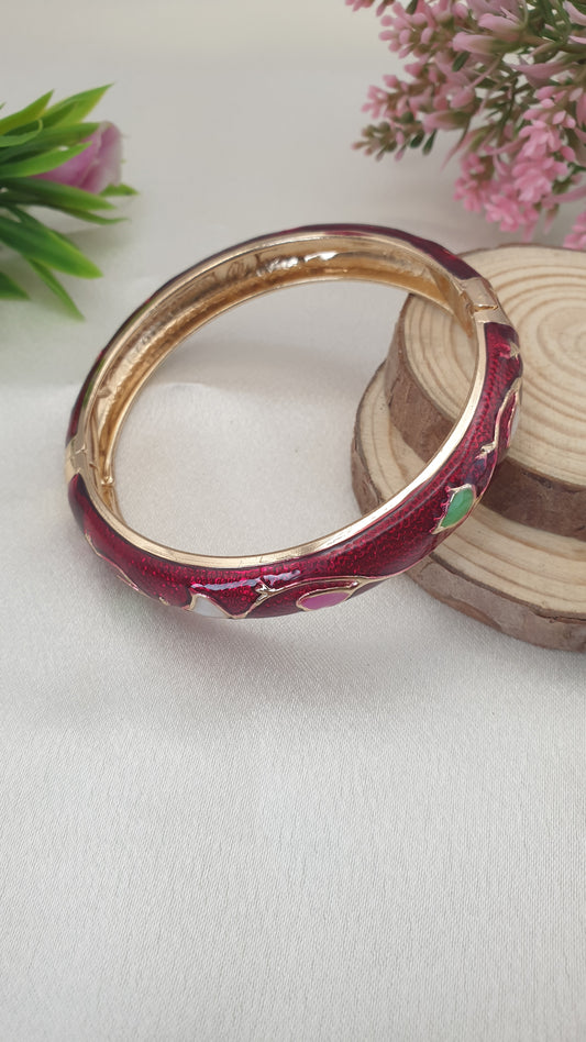 Enamel Bangle Bracelet-9