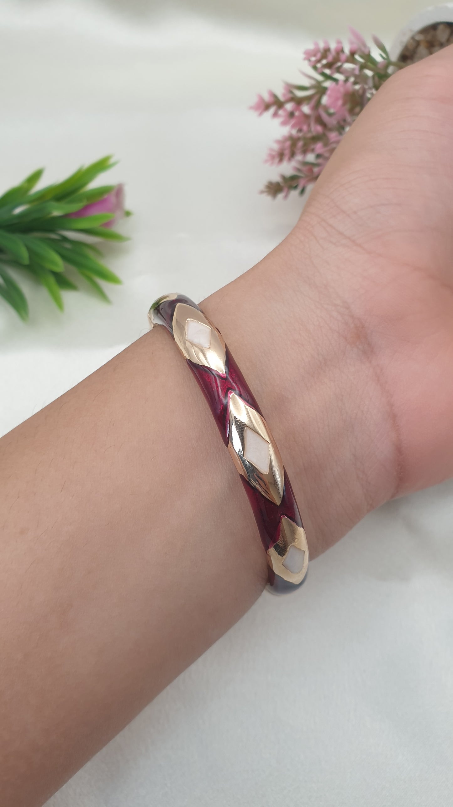 Enamel Bangle Bracelet-22