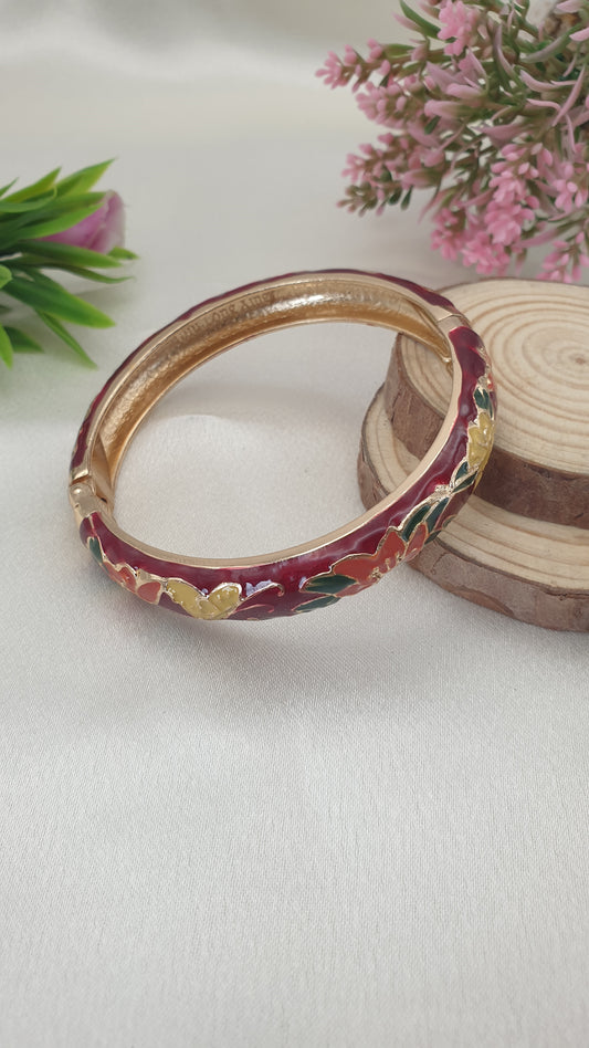 Enamel Bangle Bracelet-29
