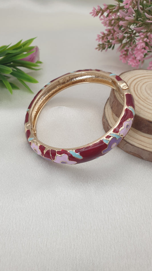 Enamel Bangle Bracelet-21
