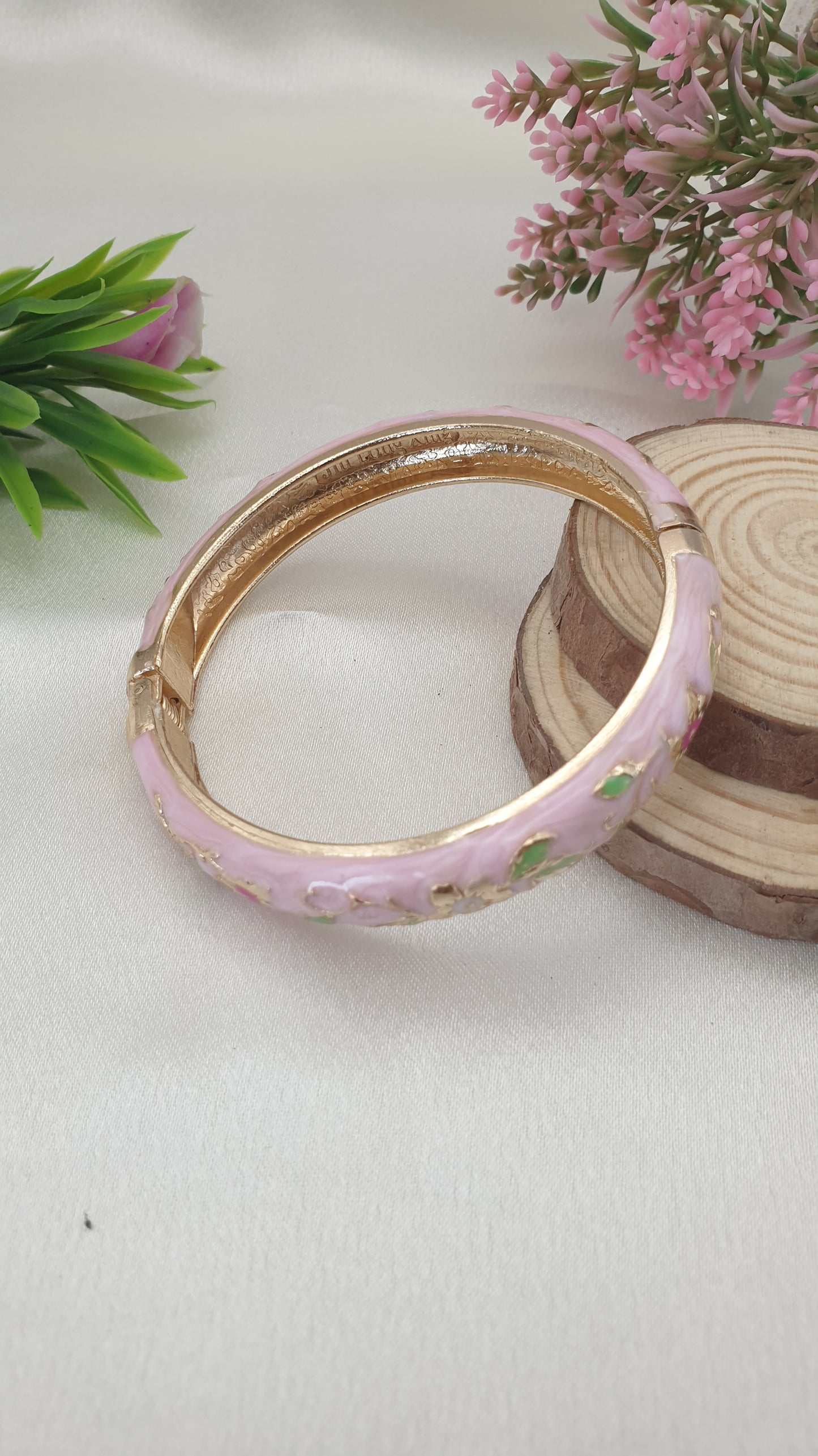 Enamel Bangle Bracelet-1