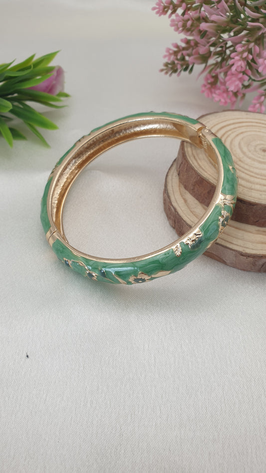 Enamel Bangle Bracelet-48