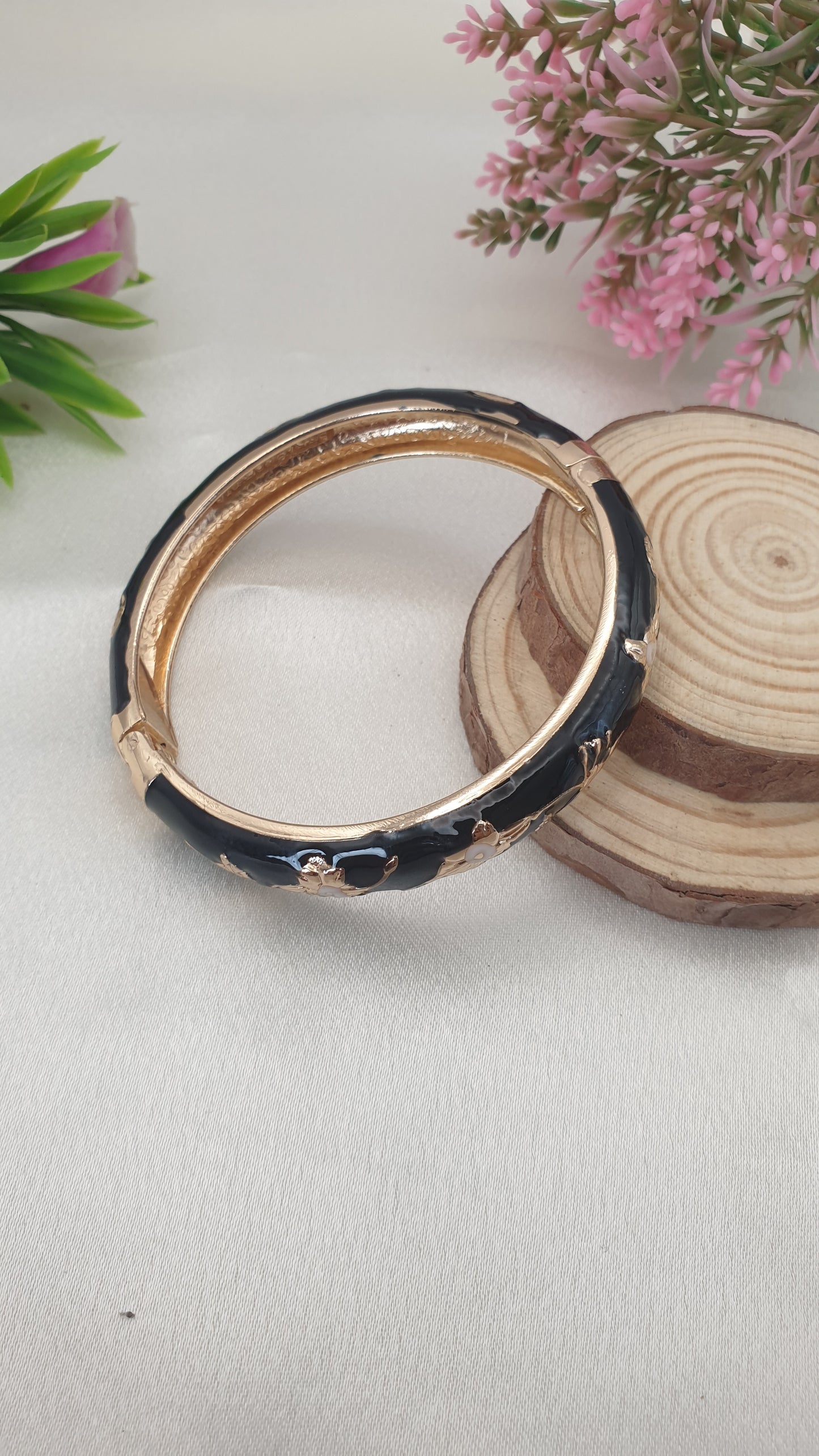 Enamel Bangle Bracelet-2