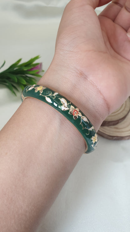 Enamel Bangle Bracelet-20