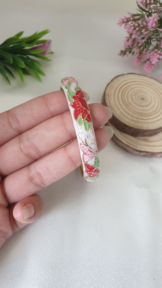Enamel Bangle Bracelet-52