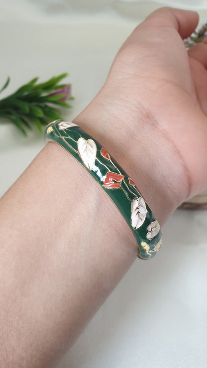 Enamel Bangle Bracelet-33