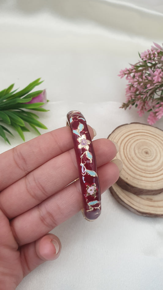 Enamel Bangle Bracelet-45