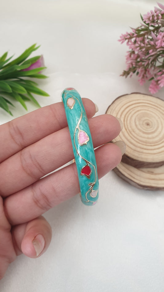 Enamel Bangle Bracelet-47