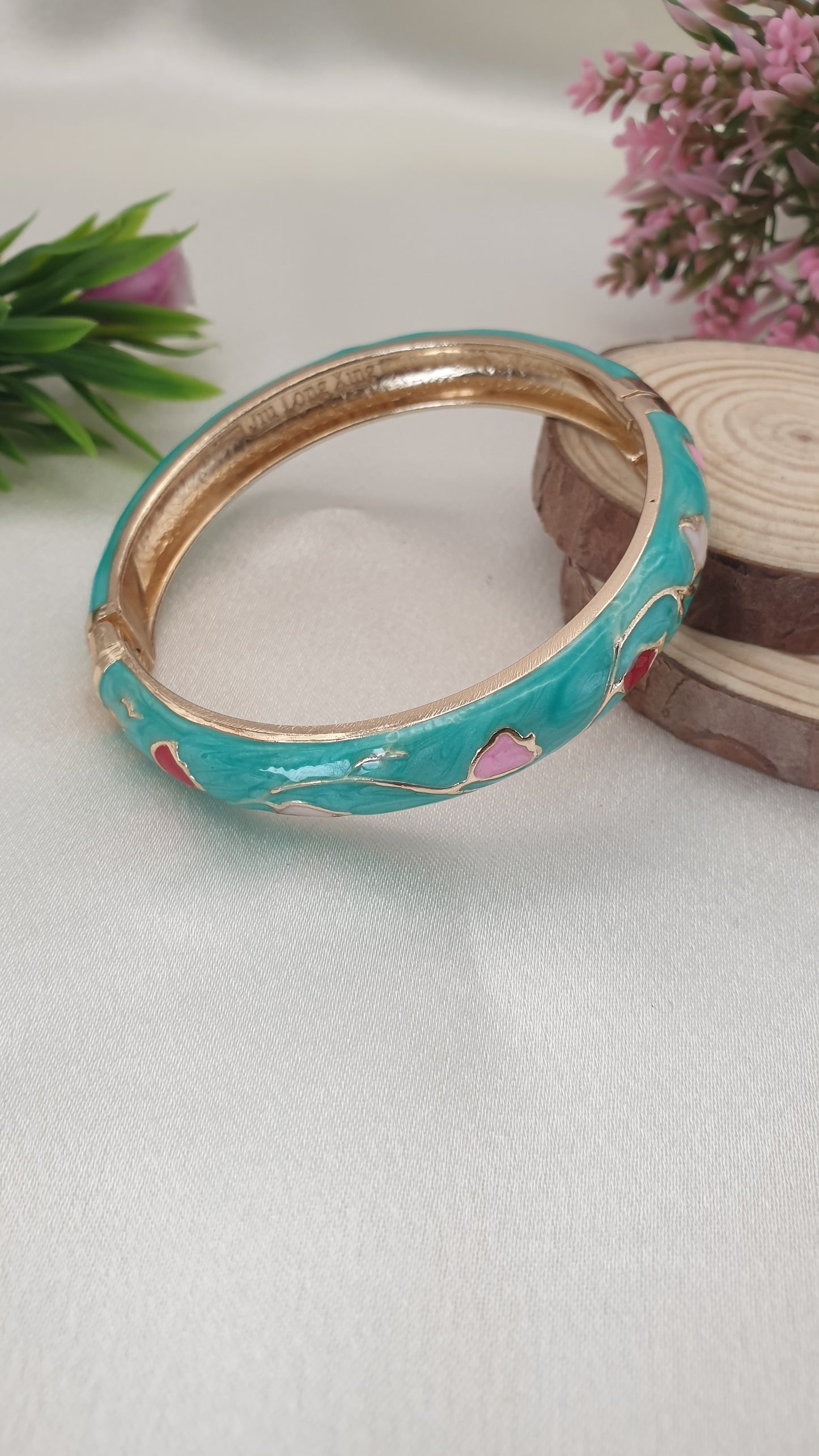Enamel Bangle Bracelet-47