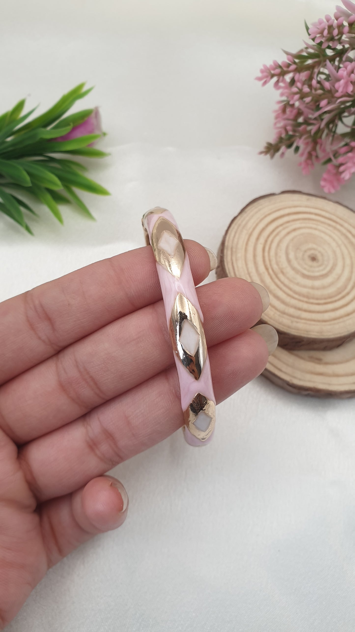 Enamel Bangle Bracelet-13
