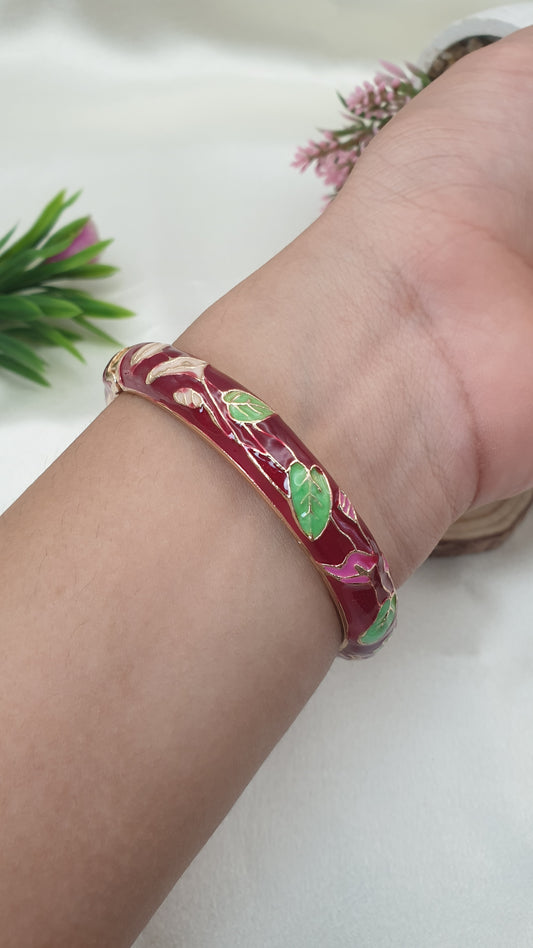 Enamel Bangle Bracelet-26