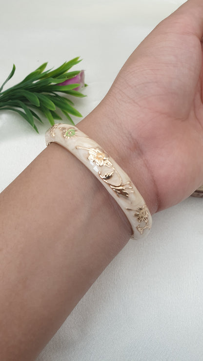 Enamel Bangle Bracelet-8