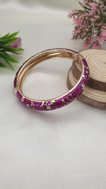 Enamel Bangle Bracelet-4