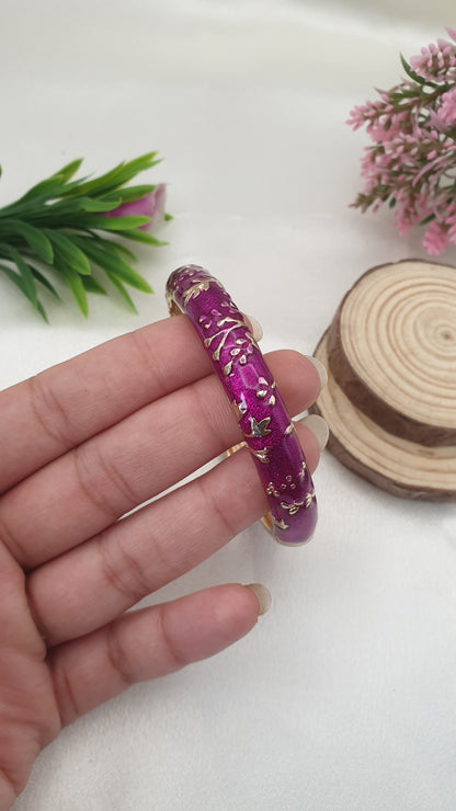 Enamel Bangle Bracelet-4
