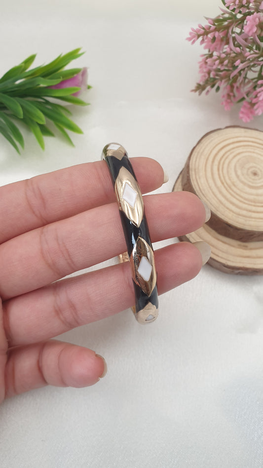 Enamel Bangle Bracelet-16