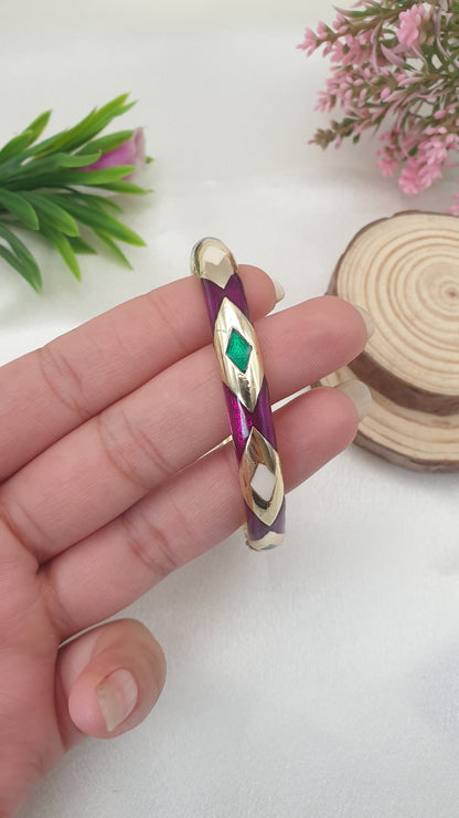 Enamel Bangle Bracelet-17