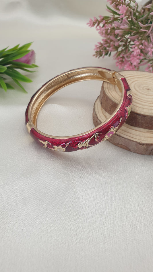 Enamel Bangle Bracelet-19