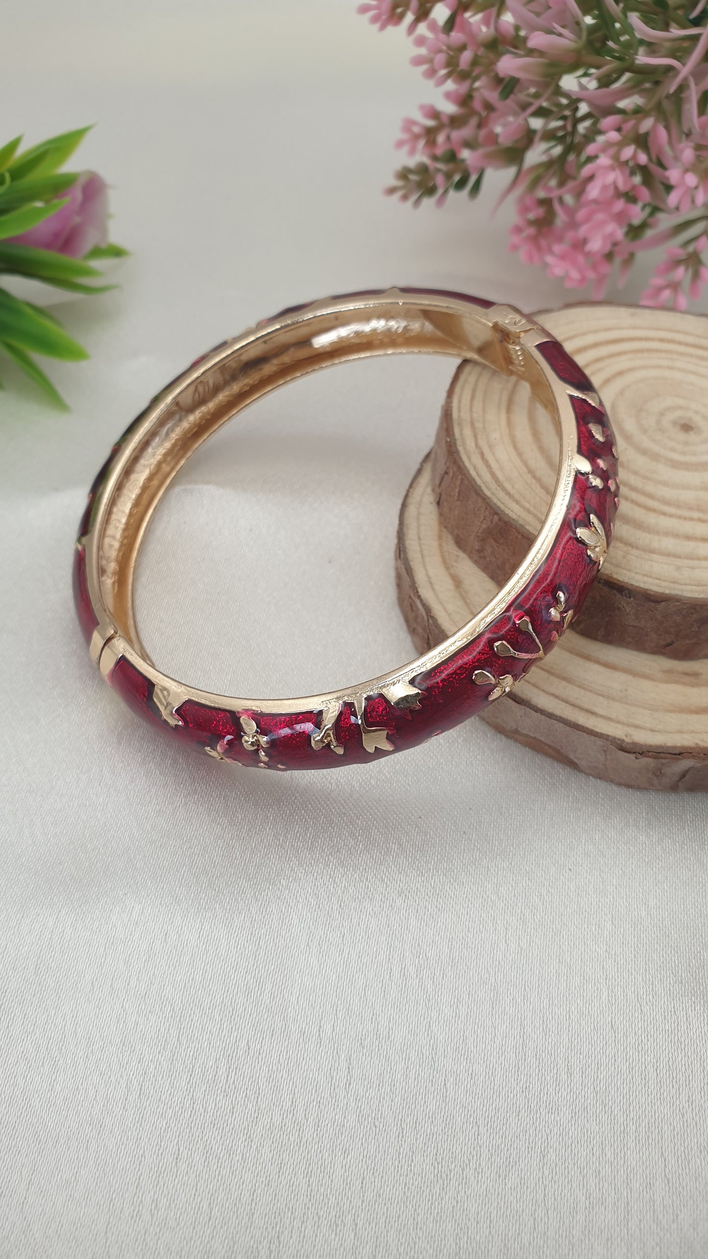 Enamel Bangle Bracelet-42