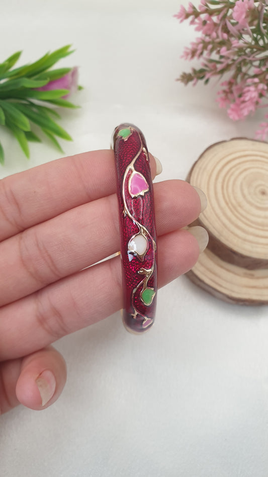 Enamel Bangle Bracelet-9