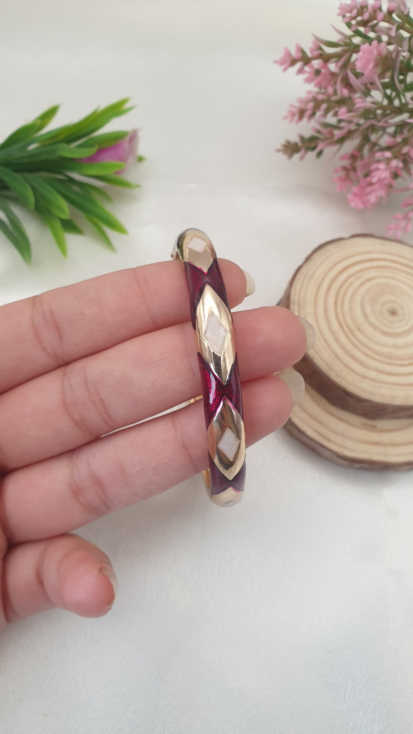 Enamel Bangle Bracelet-22