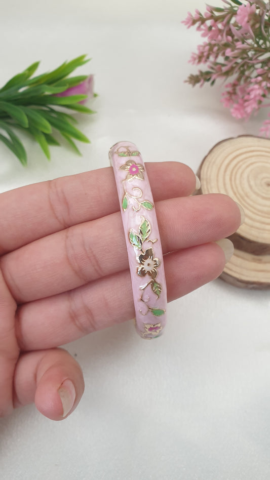 Enamel Bangle Bracelet-1