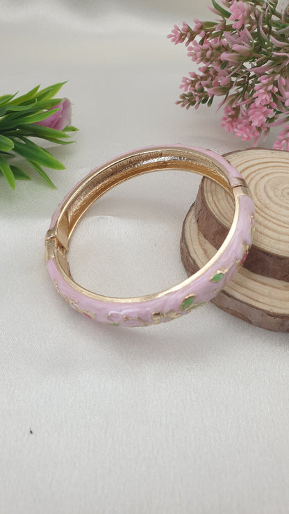 Enamel Bangle Bracelet-1