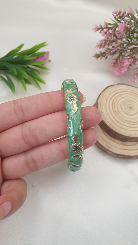Enamel Bangle Bracelet-48