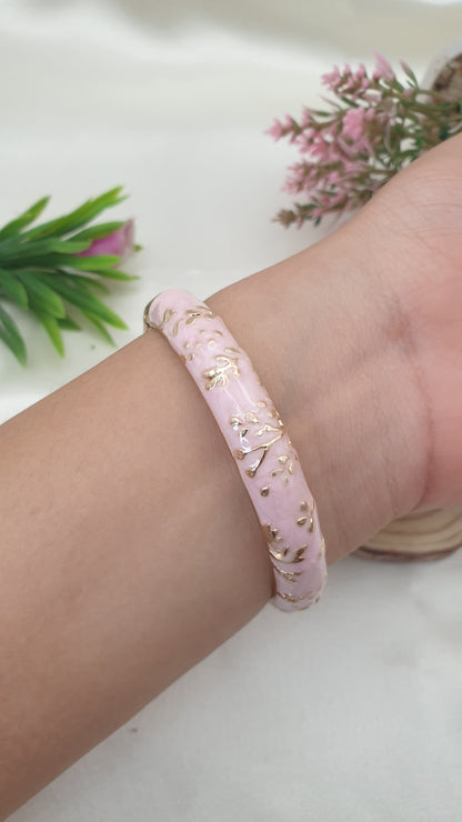 Enamel Bangle Bracelet-6