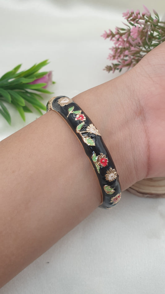 Enamel Bangle Bracelet-7