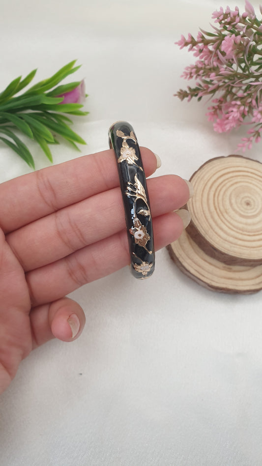 Enamel Bangle Bracelet-2