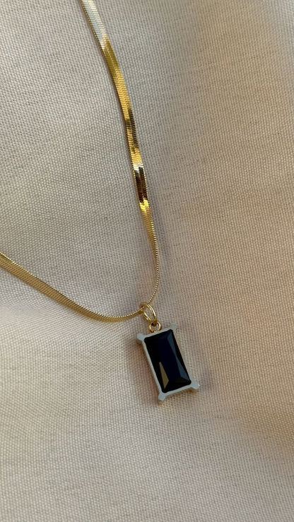 Black Chin Pendent