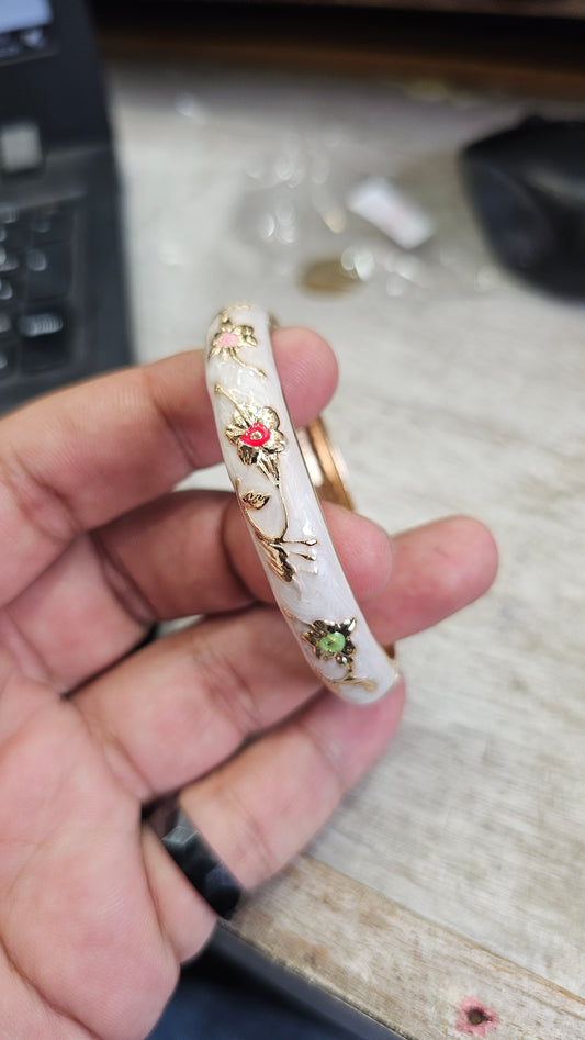 Enamel Bangle Bracelet-51
